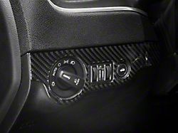 SpeedForm Headlight Switch Trim; Carbon Fiber (15-23 Charger)