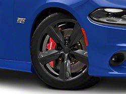 SRT8 Style Black Wheel; 20x9 (11-23 RWD Charger, Excluding Widebody)