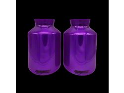 Bigboz Exhaust Bolt-On Exhaust Tips; 5-Inch; Candy Purple (15-23 V8 HEMI Charger)