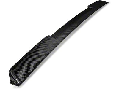 Rear Window Roof Spoiler; Carbon Fiber (11-14 Charger)