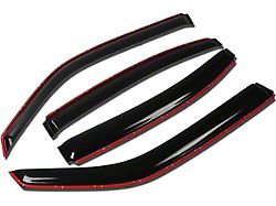 In-Channel Wind Deflectors Window Visors; Smoked (06-10 Charger)