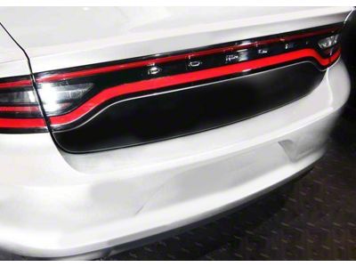 Trunk Deck Blackout Decal Stripe; Gloss Black (15-18 Charger)