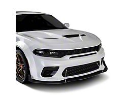 VR2 Style Front Bumper Lip Splitter; Urban Camo (20-23 Charger Widebody)