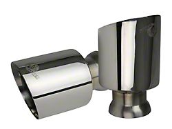 AFE MACH Force XP Direct-Fit Exhaust Tips; 4.50-Inch; Polished (15-23 6.2L HEMI, 6.4L HEMI Charger)