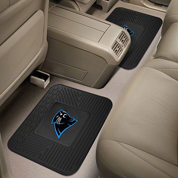 Carolina Panthers 2-Piece Heavy Duty Vinyl Car Mat Set