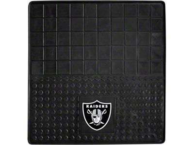 Molded Trunk Mat with Las Vegas Raiders Logo (Universal; Some Adaptation May Be Required)