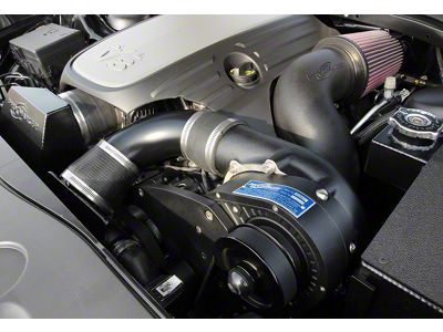 Procharger High Output Intercooled Supercharger Complete Kit with P-1SC-1; Black Finish (11-14 5.7L HEMI Charger)