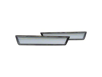 Oracle Concept LED Side Marker Kit; Clear; Pre-Painted; Unpainted; Rear Set Only (11-14 Charger)