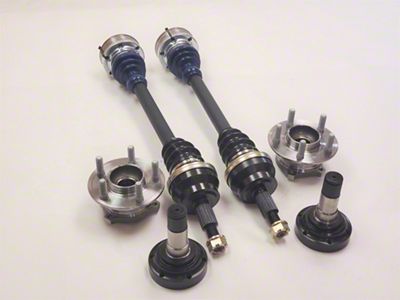 The Driveshaft Shop Level 5 Half-Shaft and Hub Upgrade Kit; 1400 HP Rated (06-08 Charger SRT8 w/ Getrag Differential)