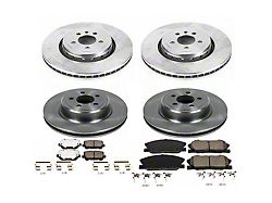 PowerStop OE Replacement Brake Rotor and Pad Kit; Front and Rear (14-23 Charger Pursuit w/ 370mm Front Rotors)