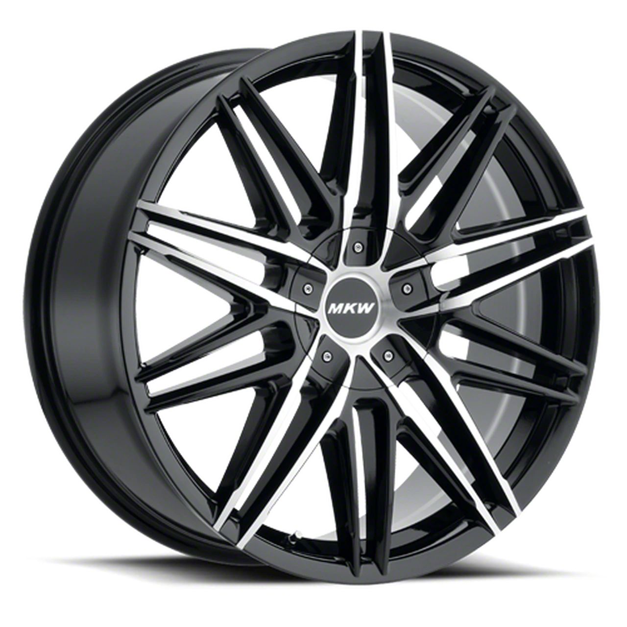 MKW Offroad Charger M124 Gloss Black Wheel; 20x8.5 M124-2085003218B (11 ...