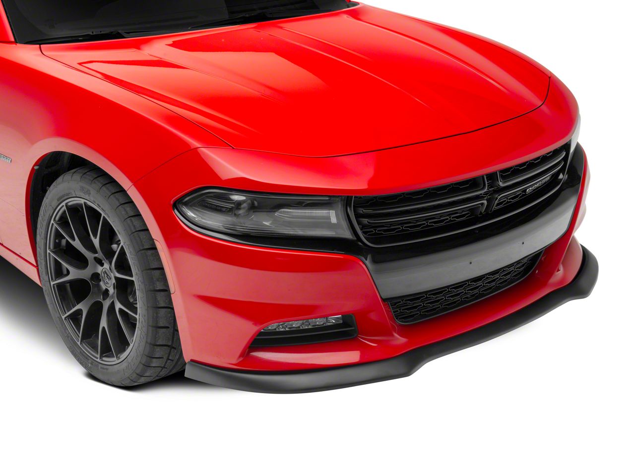 Carbon Fiber Style Front Bumper Lip Splitter Spoiler For Dodge Charger SRT 2015-2023 – 4pc Kit