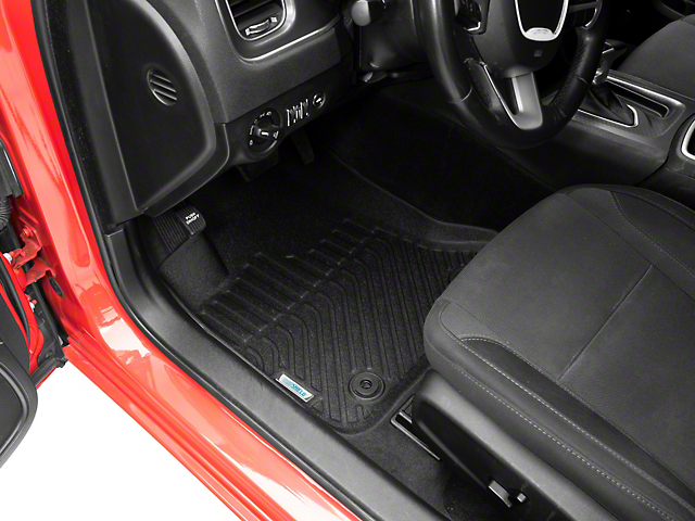 SpeedForm TruShield Series Precision Molded Front Floor Liners; Black (11-23 RWD Charger)