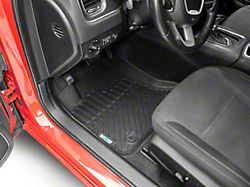 SpeedForm TruShield Series Precision Molded Front and Rear Floor Liners; Black (11-23 RWD Charger)
