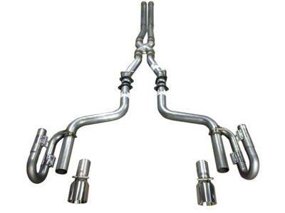 Solo Performance Cyclone Cat-Back Exhaust with Polished Tips (06-10 6.1L HEMI Charger)