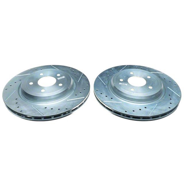 StopTech 04 & 08 Cadillac XLR/XLR-V / 97-04 Chevy Corvette Slotted & Drilled Front Left Rotor