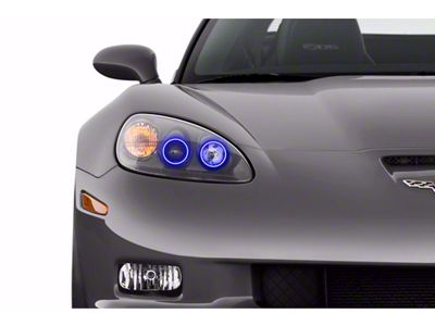 Profile Prism Fitted Halos; RGB (05-13 Corvette C6)