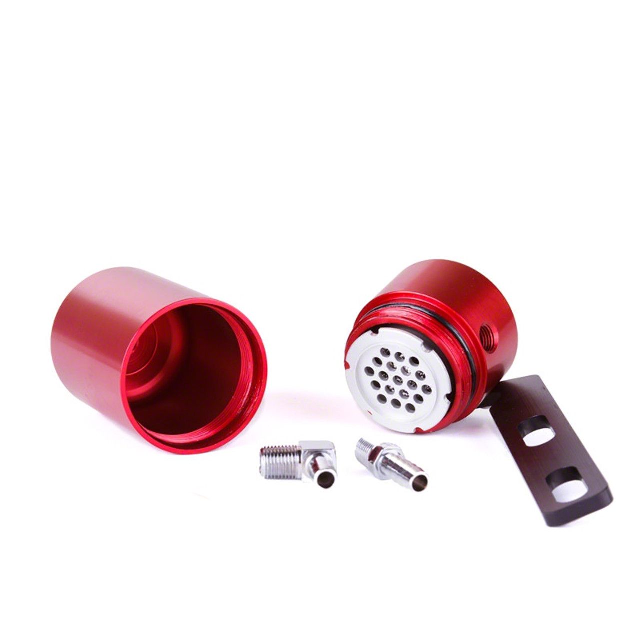 corvette-red-standard-oil-catch-can-brass-fittings-rubber-hoses-06-13