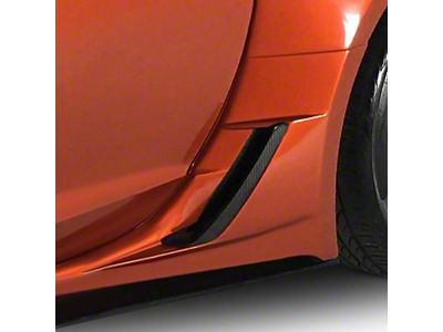 STOCK Rear Air Duct Brake Vent; Carbon Fiber (14-19 Corvette C7, Excluding ZR1)