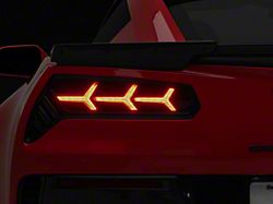 Morimoto XB LED Tail Lights; Black Housing; Red Lens (14-19 Corvette C7)