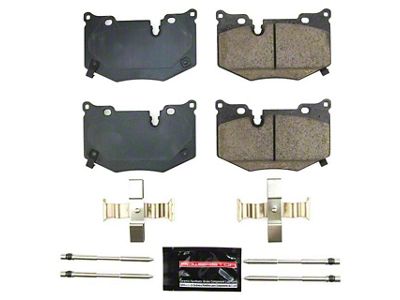 PowerStop Z23 Evolution Sport Carbon-Fiber Ceramic Brake Pads; Rear Pair (20-23 Corvette C8 Stingray w/ Z51 Brake Package)
