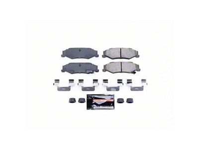 PowerStop Z23 Evolution Sport Carbon-Fiber Ceramic Brake Pads; Rear Pair (97-04 Corvette C5; 05-09 Corvette C6, Excluding Z06; 10-13 Corvette C6 Base)