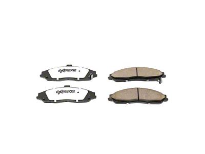 PowerStop Z26 Extreme Street Carbon-Ceramic Brake Pads; Front Pair (97-04 Corvette C5; 05-09 Corvette C6, Excluding Z06; 10-13 Corvette C6 Base)