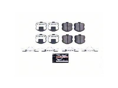 PowerStop Z26 Extreme Street Carbon-Ceramic Brake Pads; Rear Pair (06-13 Corvette C6 427, Grand Sport, Z06 w/o Z07 Brake Package)
