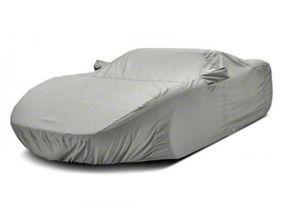 Covercraft Custom Car Covers Polycotton Car Cover; Gray (17-19 Corvette C7 Grand Sport, Z06)