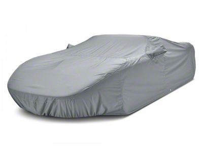 Covercraft Custom Car Covers WeatherShield HP Car Cover; Gray (20-23 Corvette C8 w/o Spoiler)