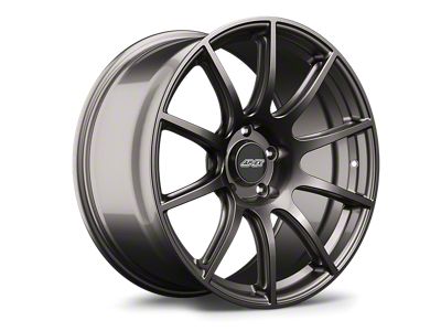 APEX SM-10 Anthracite Wheel; Rear Only; 19x11 (15-23 Mustang, Excluding GT500)