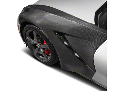 Anderson Composites Front Fenders; Carbon Fiber (14-19 Corvette C7 Stingray)