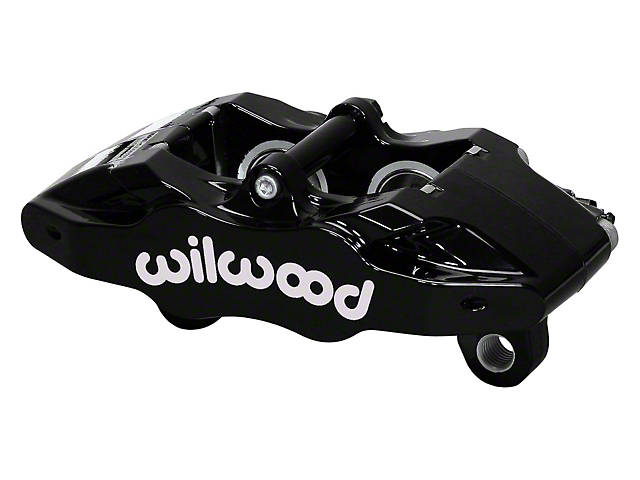 Wilwood DPC56 4-Piston Rear Brake Calipers; Black (97-04 Corvette C5; 05-13 Corvette C6 Base w/ Standard Brake Package)