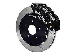Wilwood Forged Narrow Superlite 6R Front Big Brake Kit with 13.06-Inch Slotted Rotors; Black Calipers (97-13 Corvette C5 & C6)