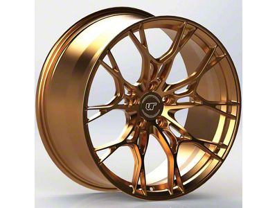 VR Forged D01 Satin Bronze Wheel; Front Only; 20x9.5 (20-23 Corvette C8, Excluding Z06)