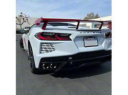 Premium Stealth Tow Hook with Paintable D-Ring; Rear (14-23 Corvette C7 & C8)