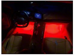 Complete Interior LED Lighting Kit; Blue (20-23 Corvette C8)