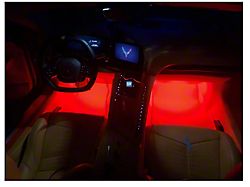 Complete Interior LED Lighting Kit; Green (20-23 Corvette C8)
