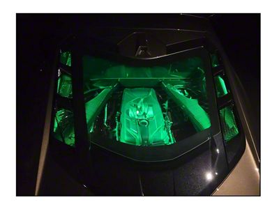 Level 1 Exterior RGB LED Lighting System; Bluetooth (20-23 Corvette C8 Coupe)