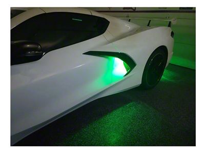 Level 2 Exterior RGB LED Lighting System; Bluetooth (20-23 Corvette C8 Coupe)