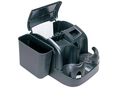 Deluxe Seat Console Organizer; Black (Universal; Some Adaptation May Be Required)