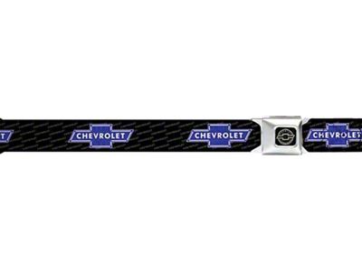 Seatbelt Belt with Chevrolet Bowtie Repeat Logo; XL