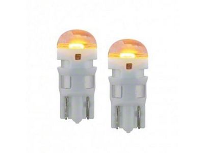 High Power Single LED Bulbs; Amber; 194/T10
