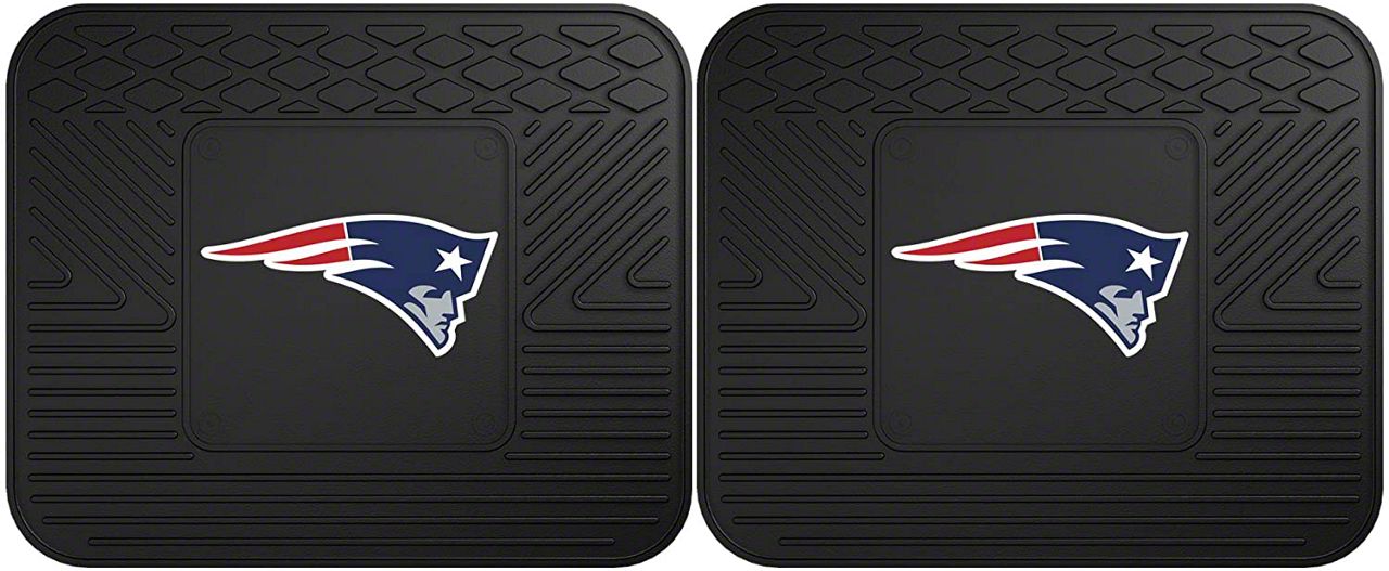 Molded Rear Floor Mats with New England Patriots Logo (Universal; Some  Adaptation May Be Required)