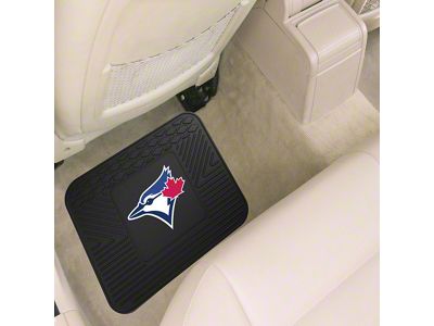 Utility Mat with Toronto Blue Jays Logo; Black (Universal; Some Adaptation May Be Required)