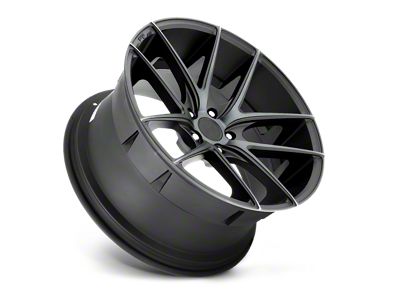 Niche Targa Matte Black Double Dark Tint Wheel; 20x8.5 (21-23 Mustang Mach-E)