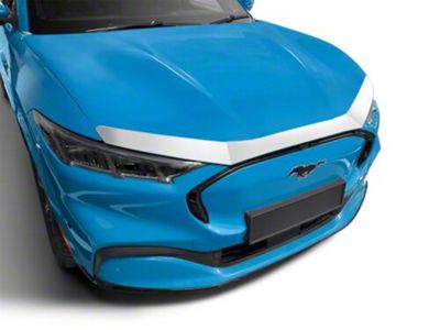 Aeroskin Hood Protector; Chrome (21-23 Mustang Mach-E)