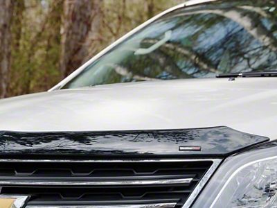 Weathertech Low Profile Hood Protector; Dark Smoke (21-23 Mustang Mach-E)
