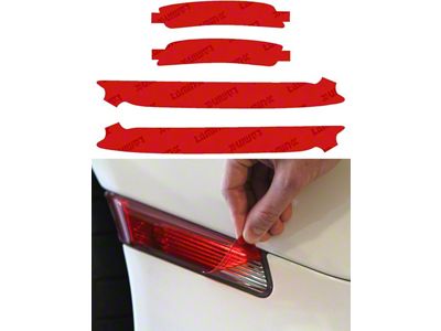 Lamin-X Rear Marker Light Tint Covers; Red (21-23 Mustang Mach-E)