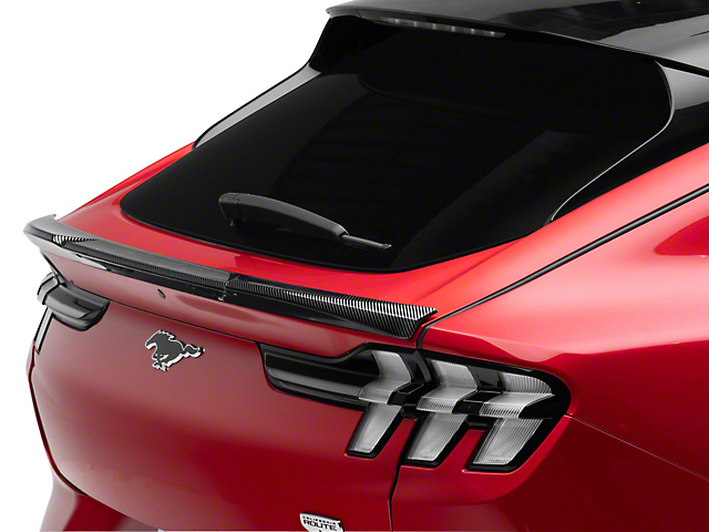 SpeedForm Rear Spoiler; Carbon Fiber (21-23 Mustang Mach-E)
